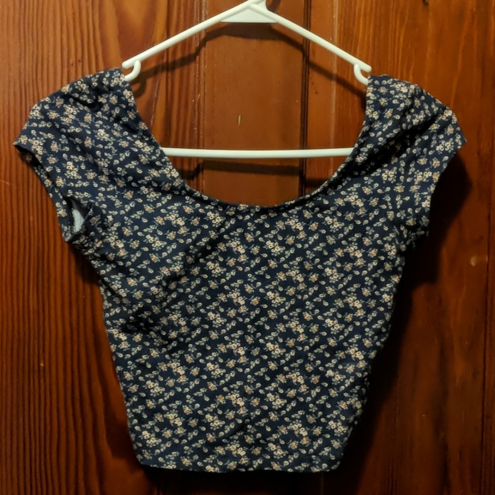 Floral crop top